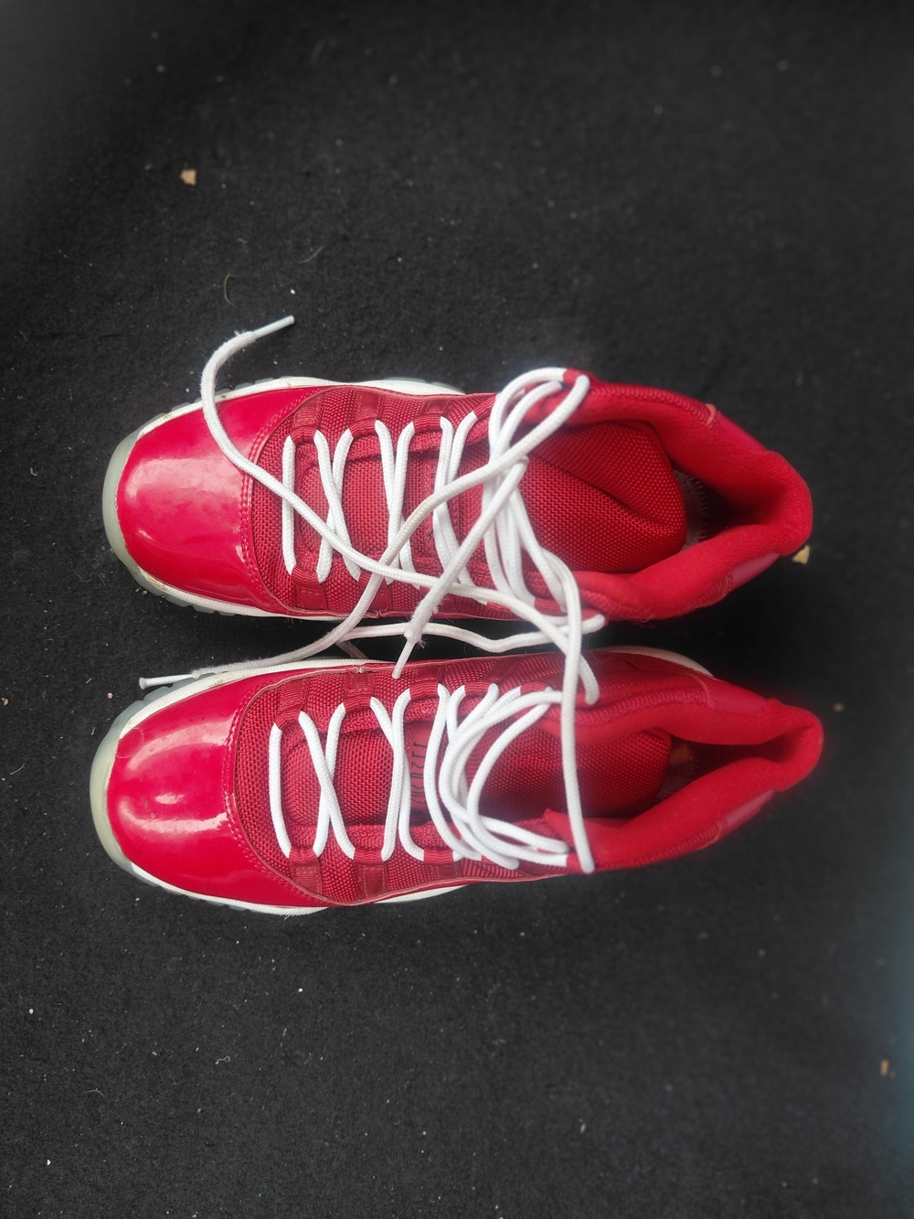 Jordans -  Red Patent